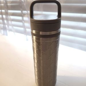 Silver davids tea embossed tumbler with infuser